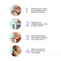 5 Pcs 36 Dots Acne Patches - Mild and Non-Irritating Spot Stickers for