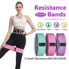 3pcs/set Non-Slip Elastic Band Set Fitness Hip Ring Hip Bands, Fitness