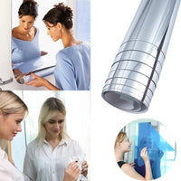 Decorative Self-Adhesive Cuttable Wall Mirror Sticker Waterproof Silver