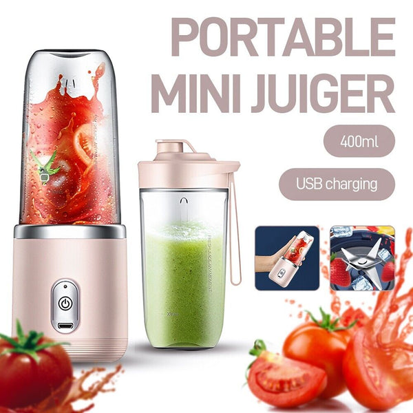 Electric 6 Blade Portable Multifunctional Juice Blender Juicer Cup USB