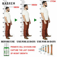 Mabrem Herbal Height Natural Bone Growth Essential Oil Body Grow Taller