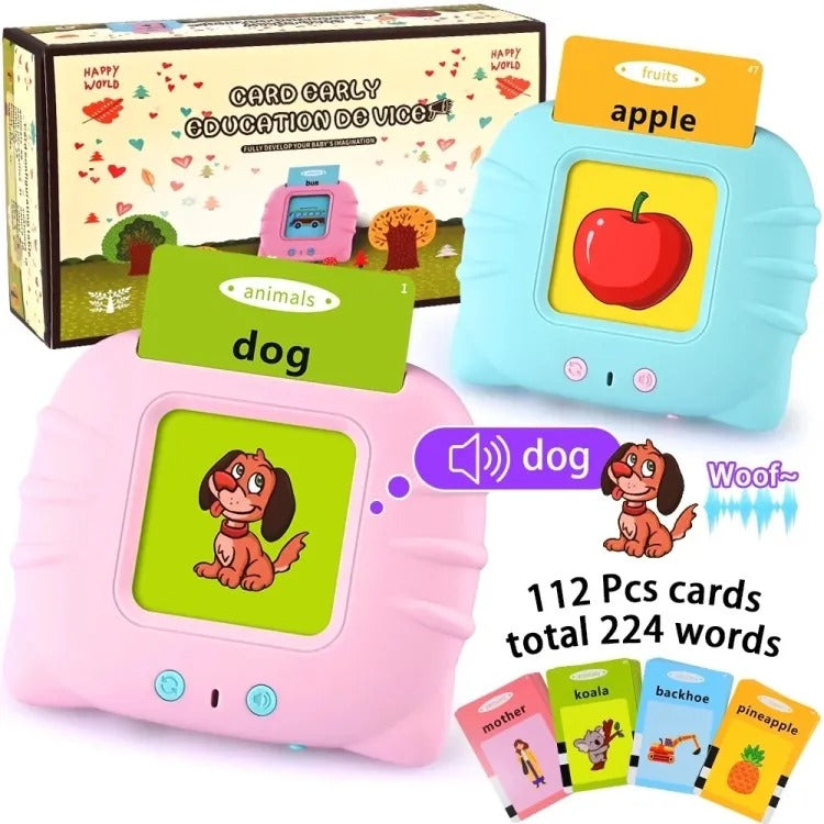 Animal Sounds Flash Cards - 112 Cards, 224 Sounds, Early Education Learning