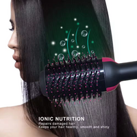 One Step Multifunctional Hot Air Comb Straight Dryer Portable Curler