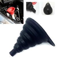 1pc Collapsible Silicone Funnel - Spill-Proof, Easy-to-Use, Space-Saving