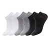 3 Pairs Unisex Casual Plain Color Boat Socks Thin Breathable Comfy
