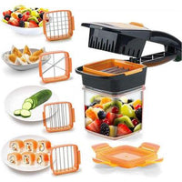 Quick Vegetable Cutter-5 in 1 Kitchen Gadgets Stainless Steel Vegetable