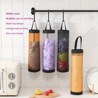1pc Foldable Breathable Mesh Hanging Storage Dispenser - Convenient Plastic