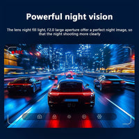 Dash Cam Front and Inside, HD 1080p Recording Car Dvr Cam with 170 Wide