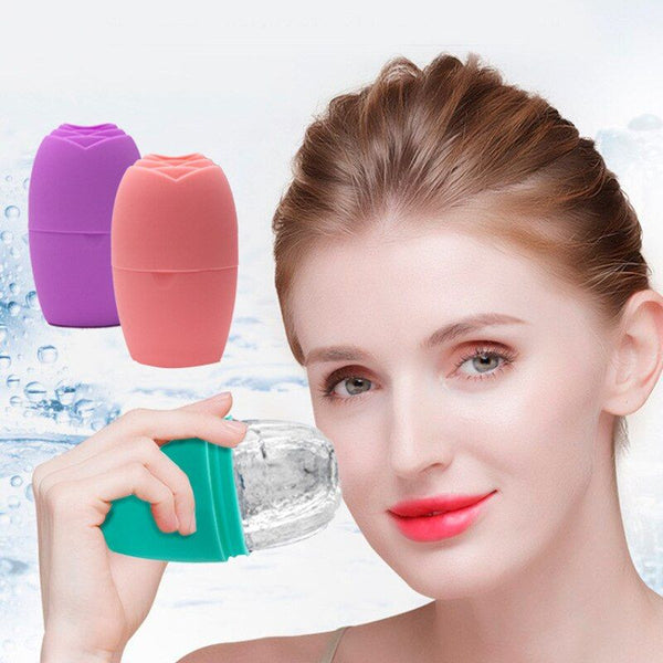 Silicone Ice Roller Massager for Face, Eyes - Natural Skin Care, Cooling and