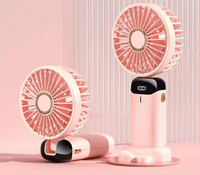 Mini Fan 3000mAh USB Handheld Fan Mini Portable Student Small Digital