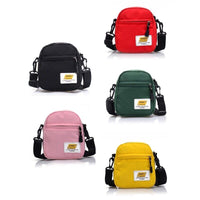 2025 Gnei Korean Fashion Simple Casual One Shoulder Crossbody Nylon Small Square