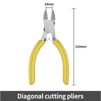 5 Inch Mini Pliers with Pointed Circular Mouth Diagonal Steel Wire Pliers