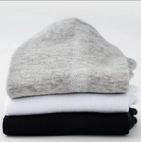 3 Pairs Unisex Casual Plain Color Boat Socks Thin Breathable Comfy