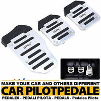 Manual Gear Vehicles Non Slip Accelerator Clutch Brake Foot Pedal Cover Set