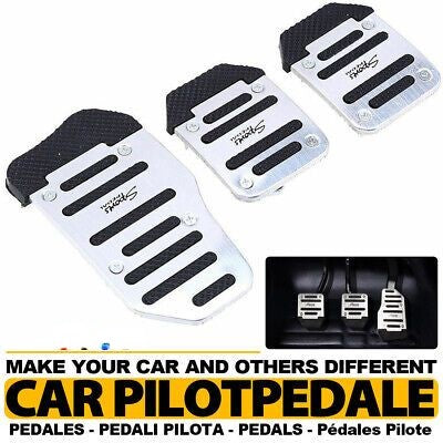 Manual Gear Vehicles Non Slip Accelerator Clutch Brake Foot Pedal Cover Set