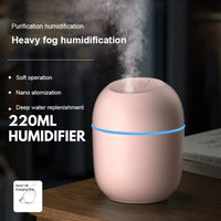 500ml Mini Portable Colorful LED Night Light Ultrasonic Air Humidifier USB