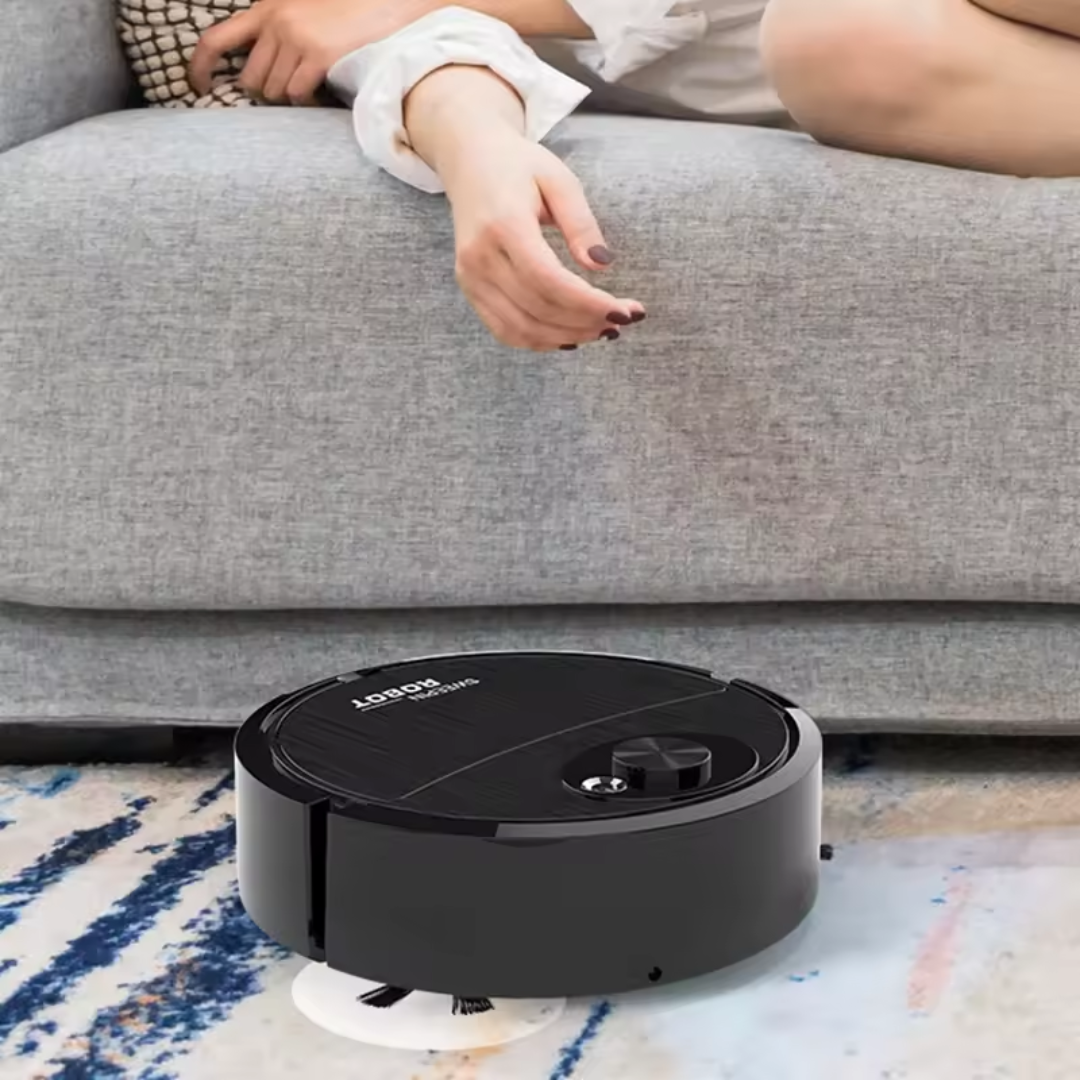 All-in-one Smart USB Robot Vacuum Cleaner with Wireless Sweeping, Mopping