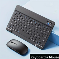 Ultra-slim Wireless Keyboard and Mouse Set, Portable BT Keyboard and Mouse