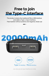 Joyroom Huizhi Series Power Bank 20000mAh for iPhone and Android Phones