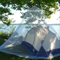 Mosquito Net Bed Canopy Decorative Insect Shield for Adults, No-Opening