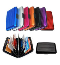 Secure Aluminum Wallet Infrared Blocker Card Holder 1 PC Atm Card Holder