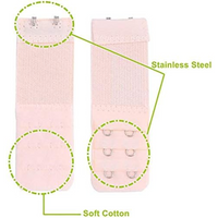 3pcs 2 Hooks Bra Strap Extenders, Comfortable Adjustable Bra Band for