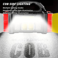 Hb 2678 Super Bright Solar LED Camping Flashlight with COB Work Lights USB