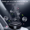 Solar Power Rotatable Car Aroma Air Freshener Perfume Color Black
