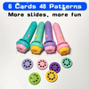 48/32 Patterns 4 Cards, Projection Flashlight Puzzle Toys, Animal Dinosaur