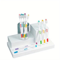 Set of 10 Kids Soft-Bristled Toothbrushes, Made with Bamboo Charcoal Nano