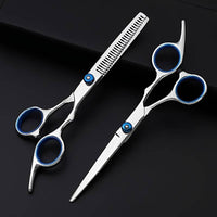 2pcs/set Premium Hair Cutting Kit - Stainless Steel Scissors with Thinning