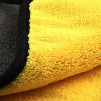 1pc Extra-Large Double-Sided Car Towel - Ultra-Thickened Absorbent