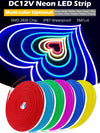 Neon LED Strip Light 5 Meter Waterproof Narrow Lamp Neon Sign Light 2835