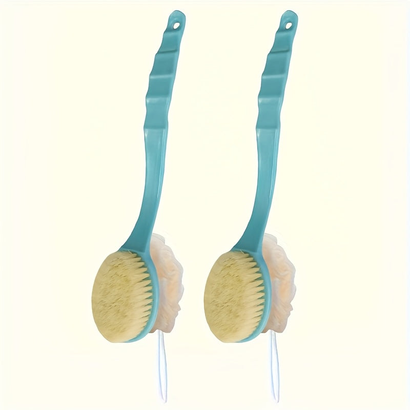 Multi-color Bath Artifact Long Handle Soft Hair Japanese Bath Brush