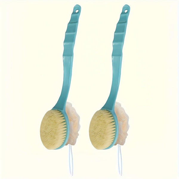 Multi-color Bath Artifact Long Handle Soft Hair Japanese Bath Brush