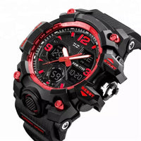 Sport Watch Waterproof S-Sport Watch 4 Colours Piaoma Dual Time