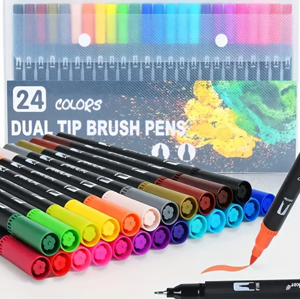 Double-headed Marker Pens, Painting Watercolor Pens, Art Special Hook Line