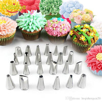 52 Pcs Icing Nozzle Piping Tips Set Cake Frosting Decorating Nozzles Sugar