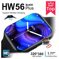 Wireless Charging Make Call Double Button Custom Dial Hw56 Plus Smart Watch