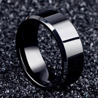 Titanium Black Ring for Men..