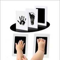 Baby Footprint Set Safe Non-Toxic Handprint Paw Print Infant Souvenirs