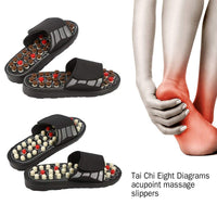 Feet Massage Slippers Foot Reflexology Acupuncture Therapy Massager Walk