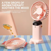 Mini Fan 3000mAh USB Handheld Fan Mini Portable Student Small Digital