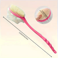 Multi-color Bath Artifact Long Handle Soft Hair Japanese Bath Brush