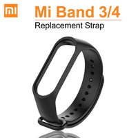 Xiaomi Mi Band 3 4 5 / Mi Band 6 Smart Wrist Band Silicon Strap Bracelet Black