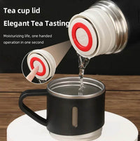 Double-wall Stainless Steel Vacuum Thermos Flask 500ml Insulated Hot and