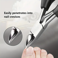 Professional Podiatrist Toenail Clippers, Extra Sharp Pointed Nose Blades