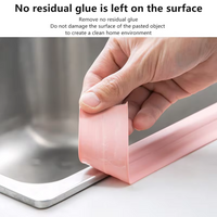 1-roll Self-Adhesive PVC Caulk Tape Waterproof, Mold-Proof Sealing Strip for