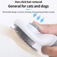 Pet Dog Hair Brush Cat Comb Grooming and Care Cat Brush Stainless Steel Comb
