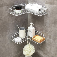 Multipurpose Kitchen Bathroom Corner Shelf Wall Mount Storage Rack Bathroom